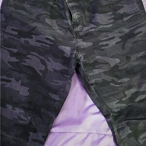Torrid Dark Gray Camo Skinny Jeans